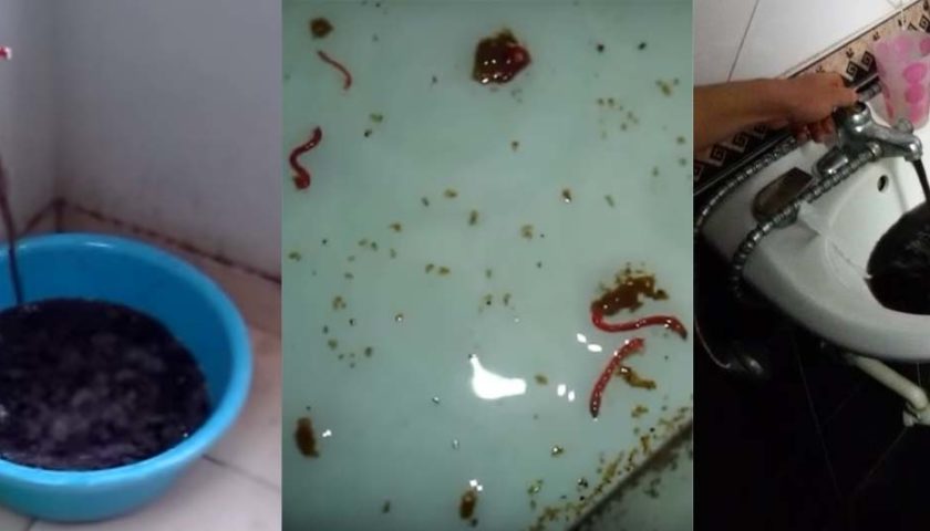 Kết quả sục rửa, làm sạch đường ống nước